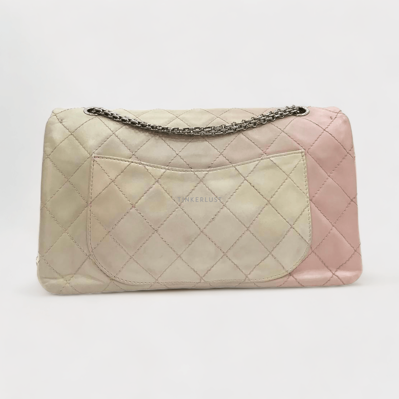 Chanel Jumbo Reissue Pink Ombre Lambskin #12 SHW Shoulder Bag