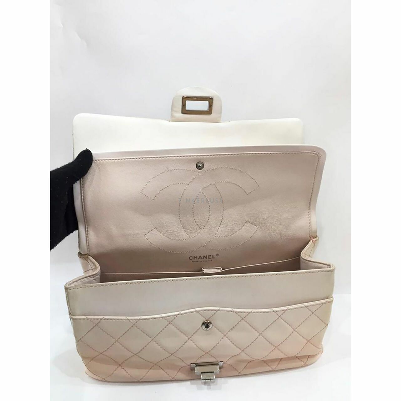 Chanel Jumbo Reissue Pink Ombre Lambskin #12 SHW Shoulder Bag