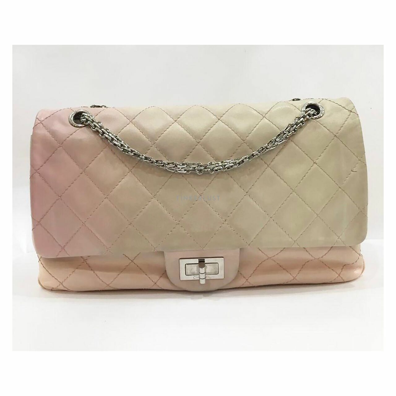 Chanel Jumbo Reissue Pink Ombre Lambskin #12 SHW Shoulder Bag