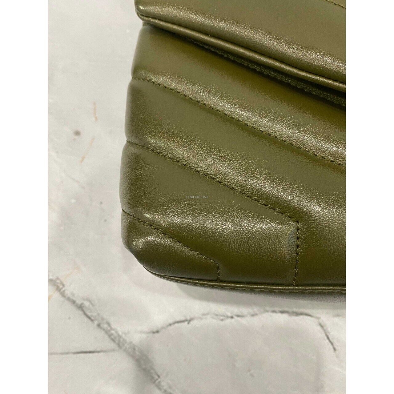 Yves Saint Laurent Loulou Army SHW 2019 Shoulder Bag