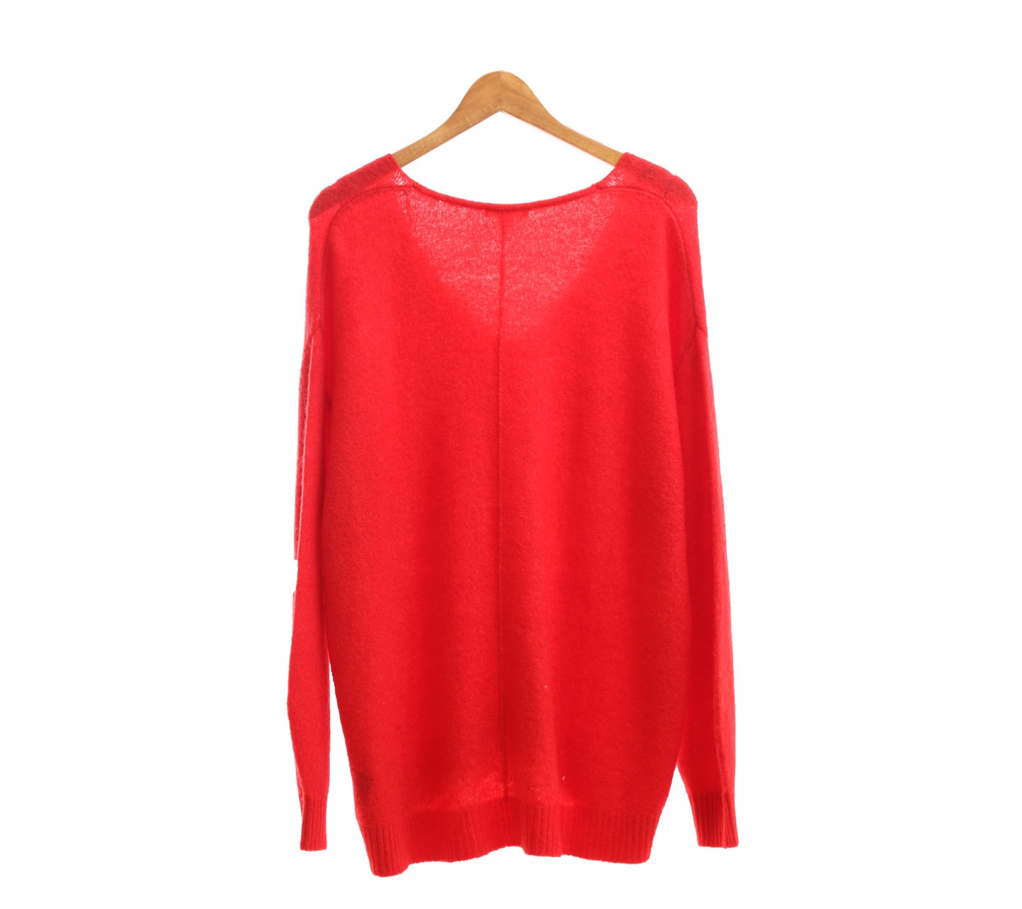 H&M Red Knit Oversize Sweater