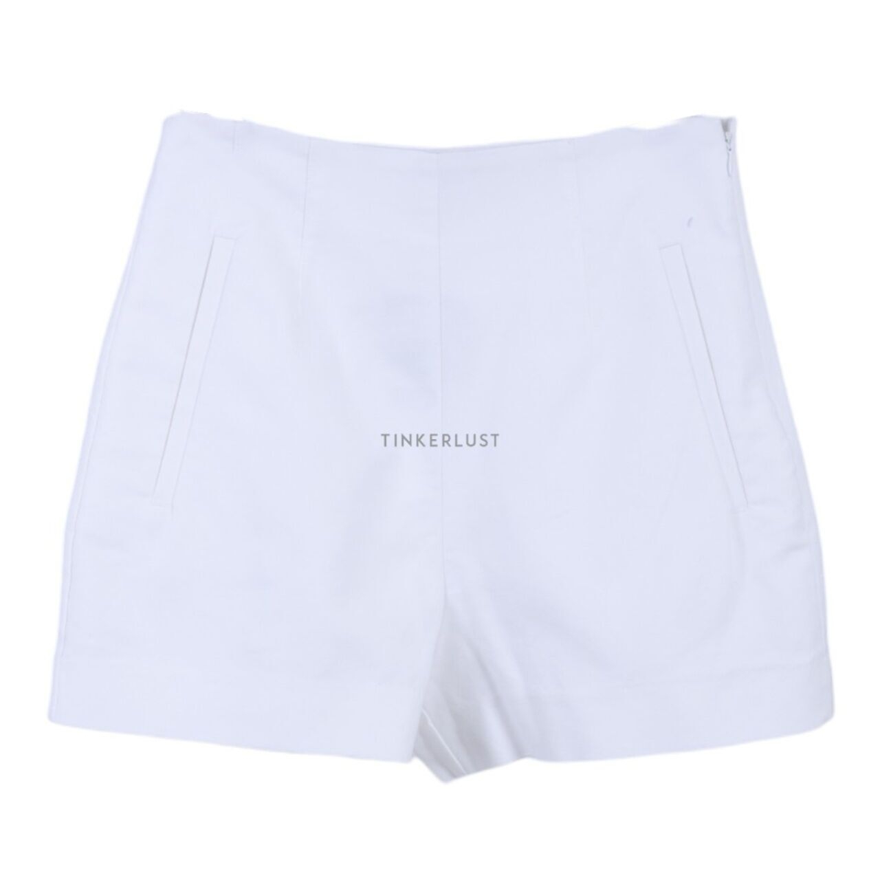 Zara White Short Pants