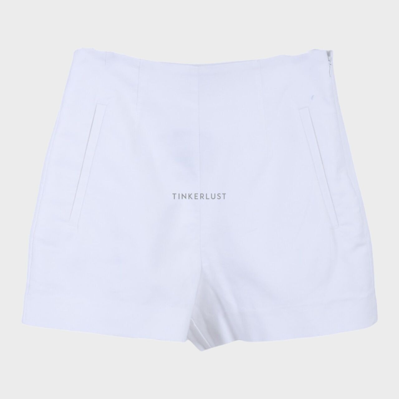 Zara White Short Pants