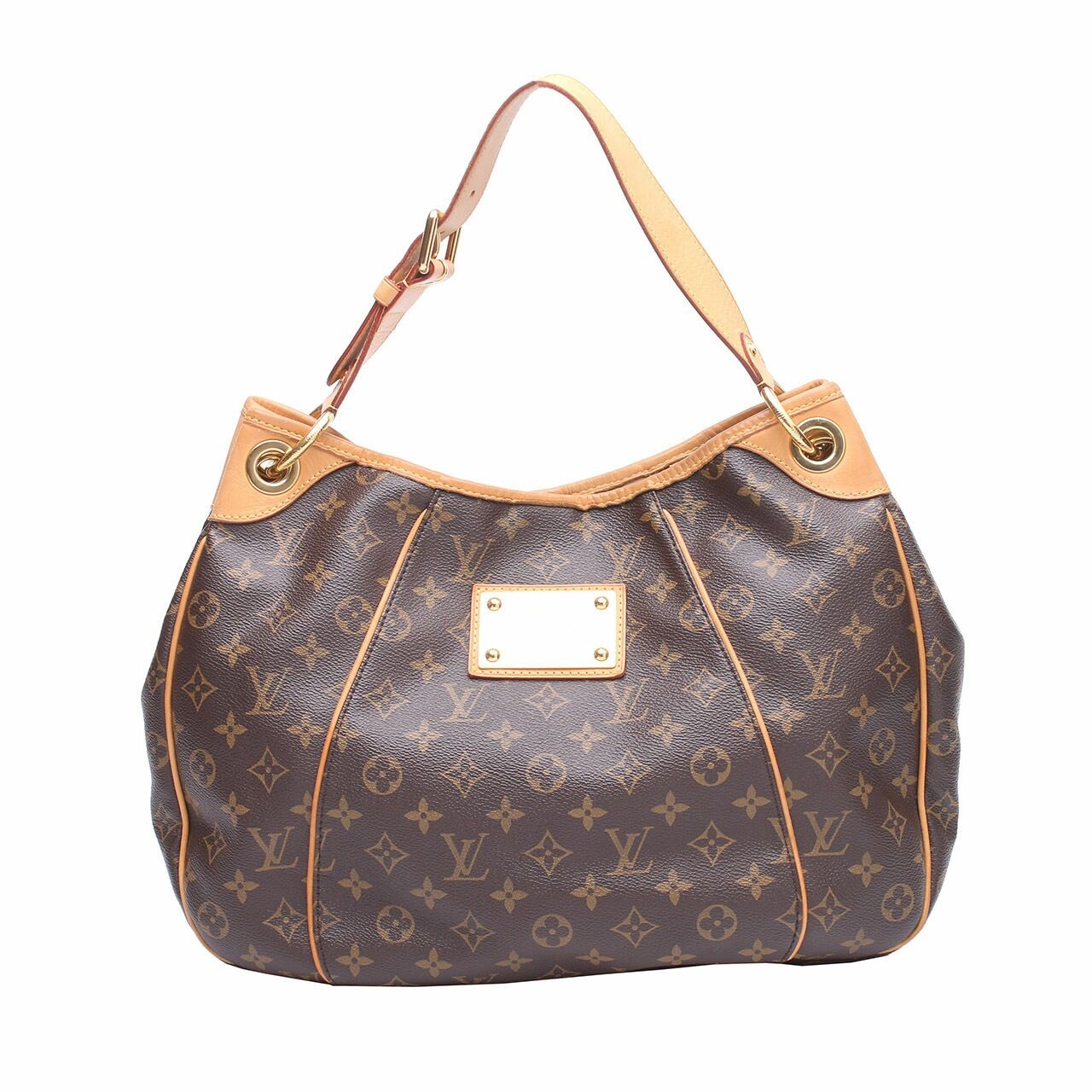 Louis Vuitton Monogram Brown Galliera PM  Shoulder Bag