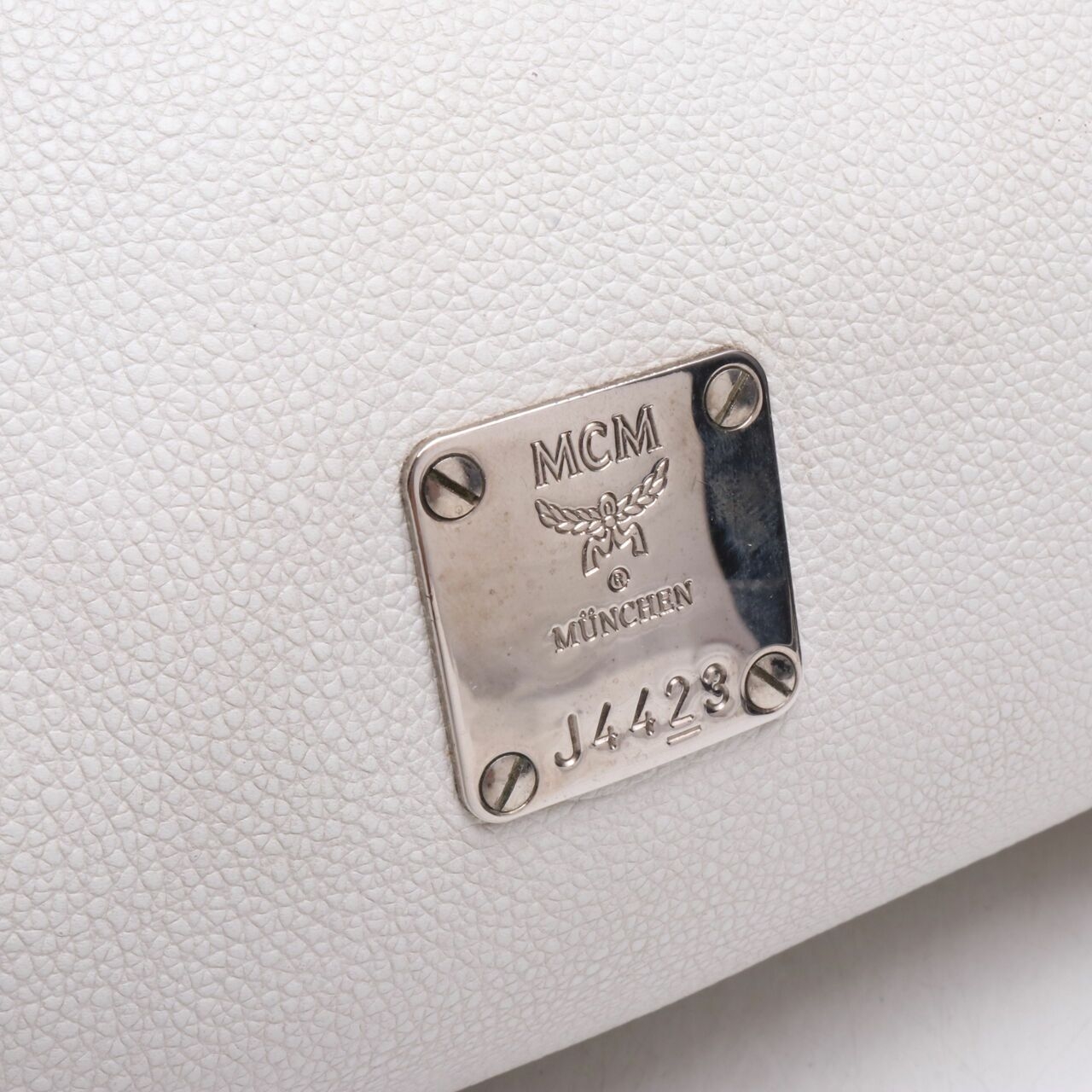 MCM White Shoulder Bag