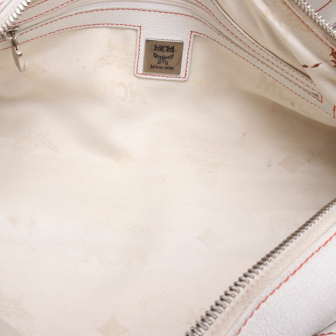 MCM White Shoulder Bag