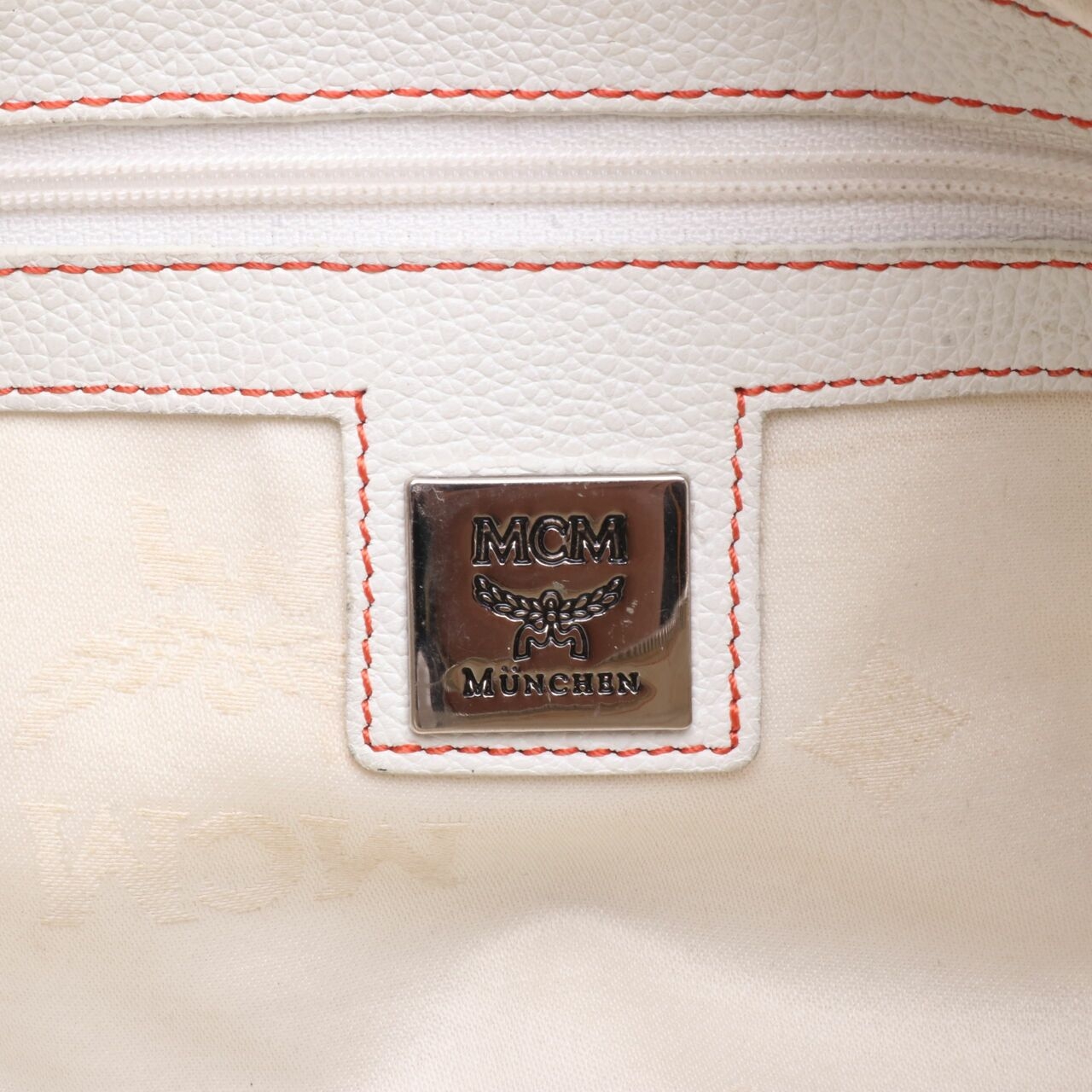 MCM White Shoulder Bag