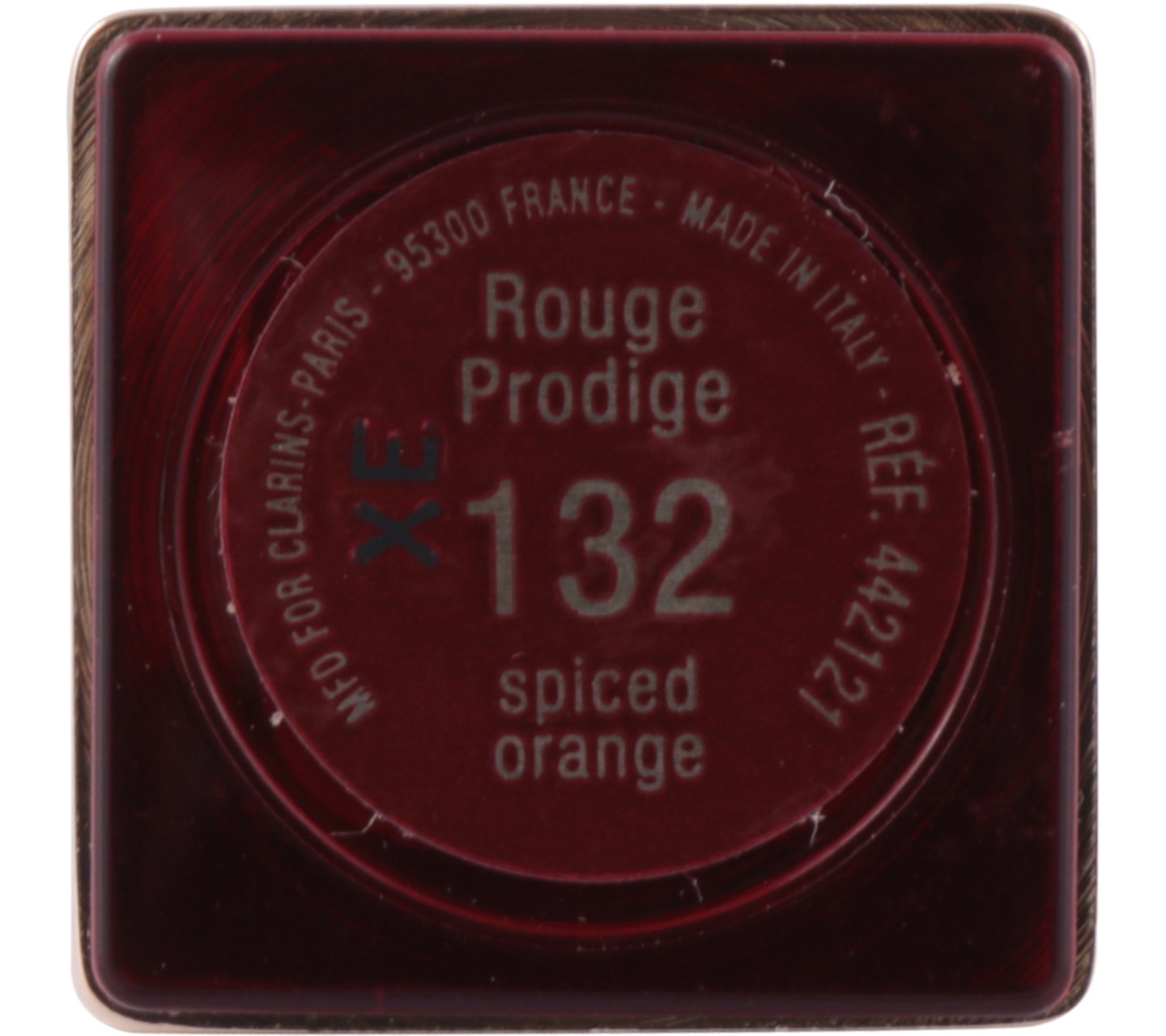 Clarins Brown 132 Rouge Prodige Spiced Orange True Hold Colour Lips