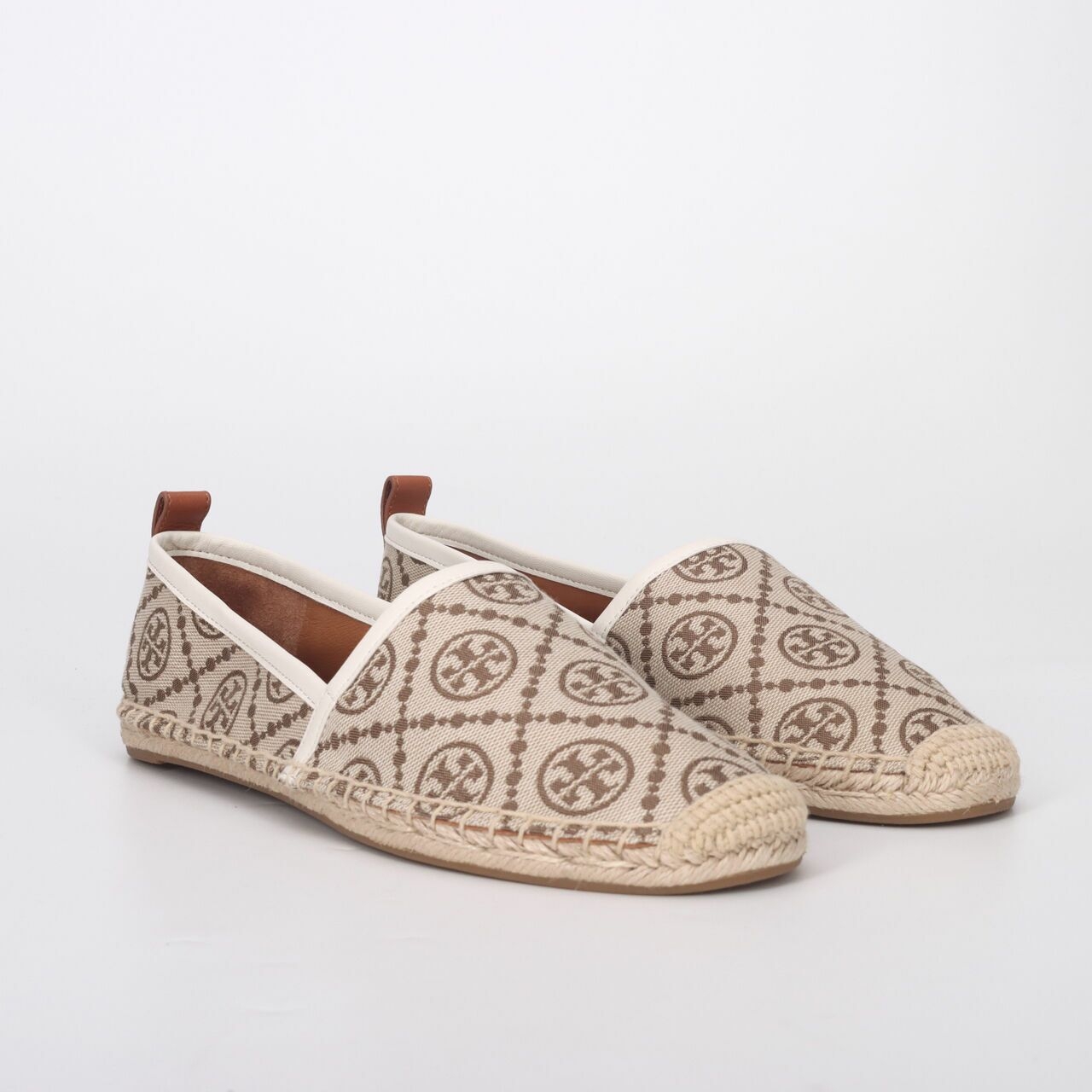 Tory Burch T-Monogram Espadrille Jacquard Hazel Flats