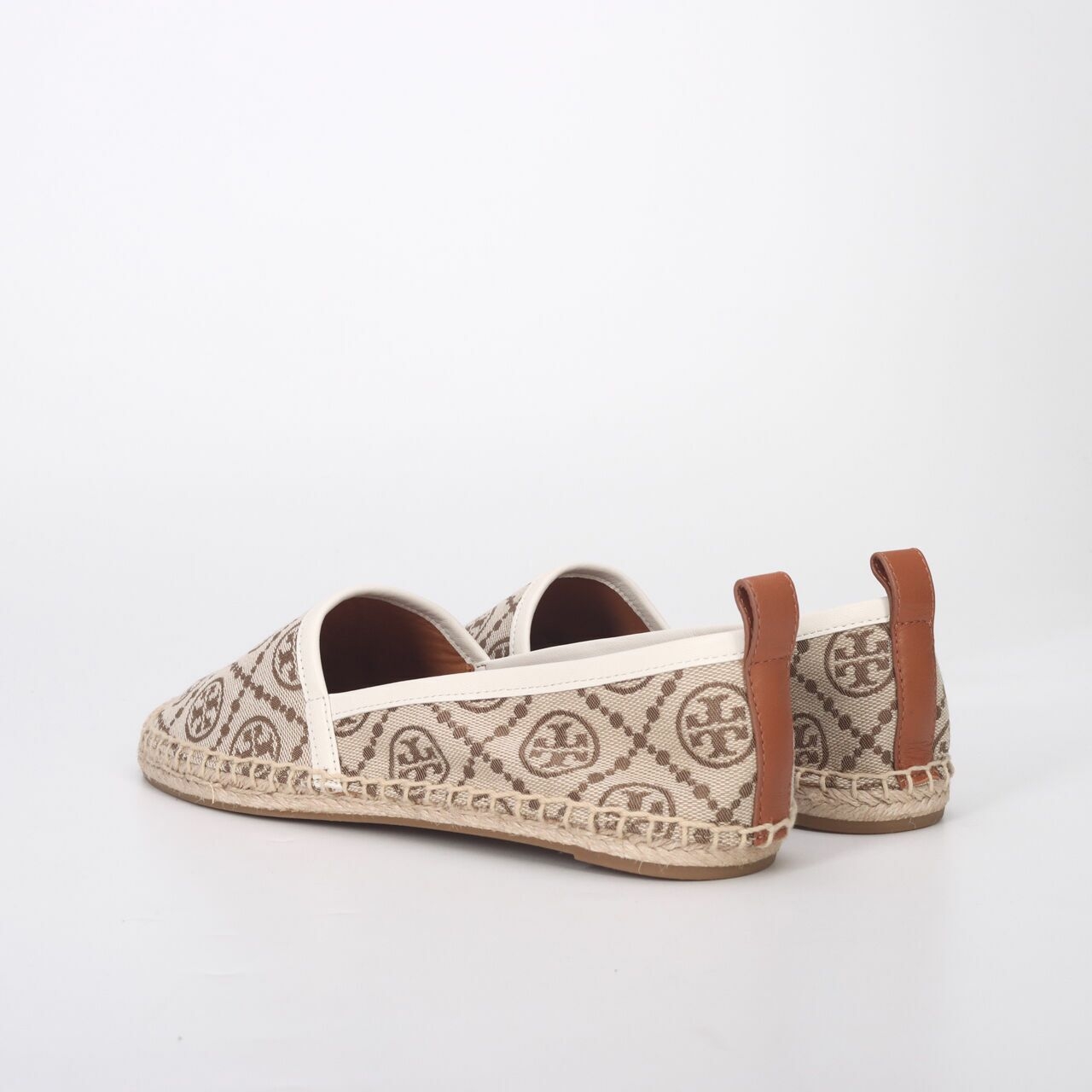 Tory Burch T-Monogram Espadrille Jacquard Hazel Flats