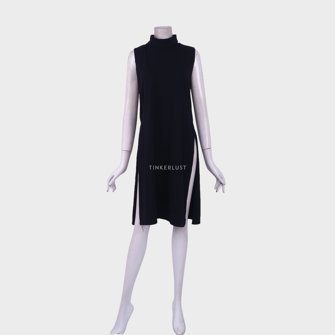 Private Collection Black Slit Sleeveless