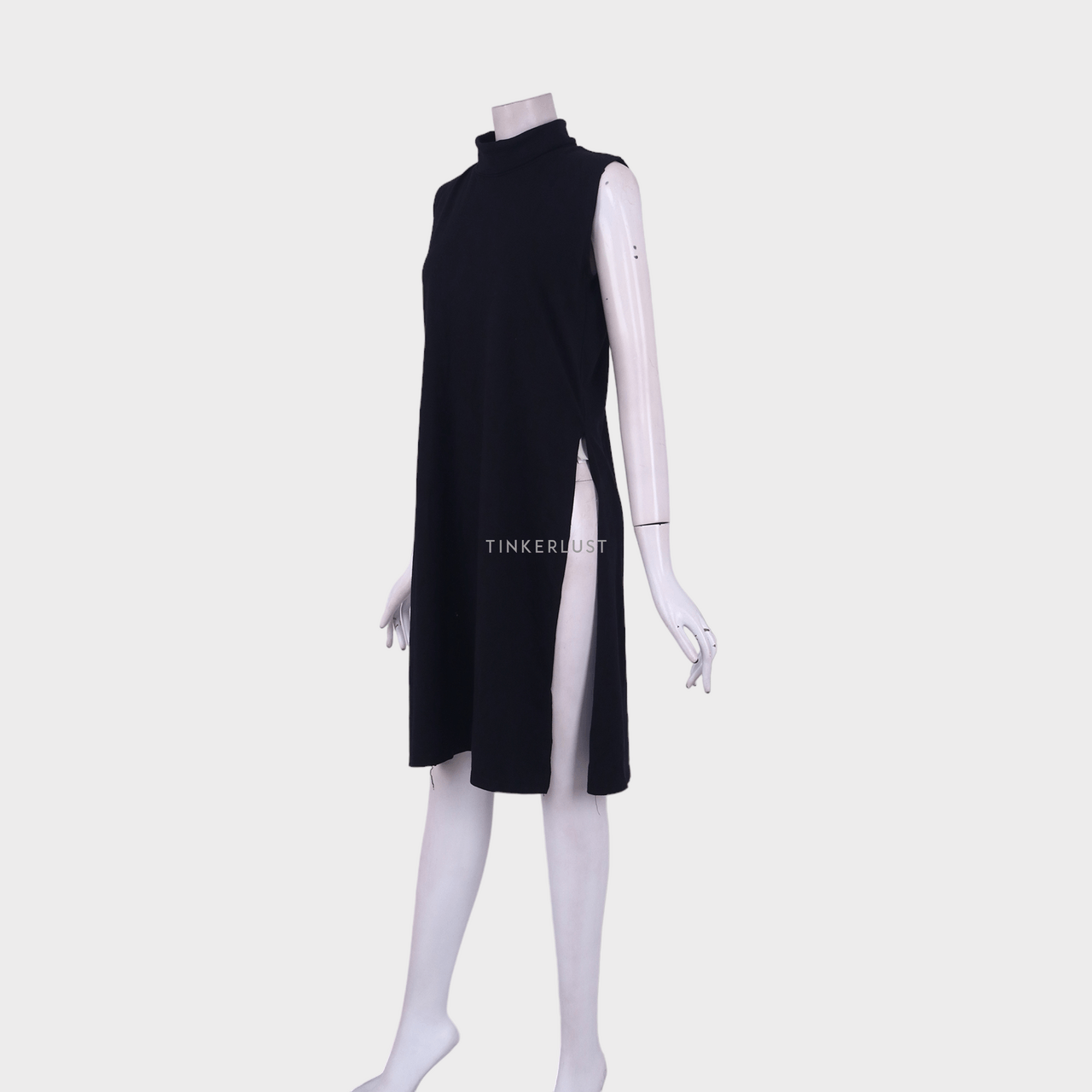 Private Collection Black Slit Sleeveless