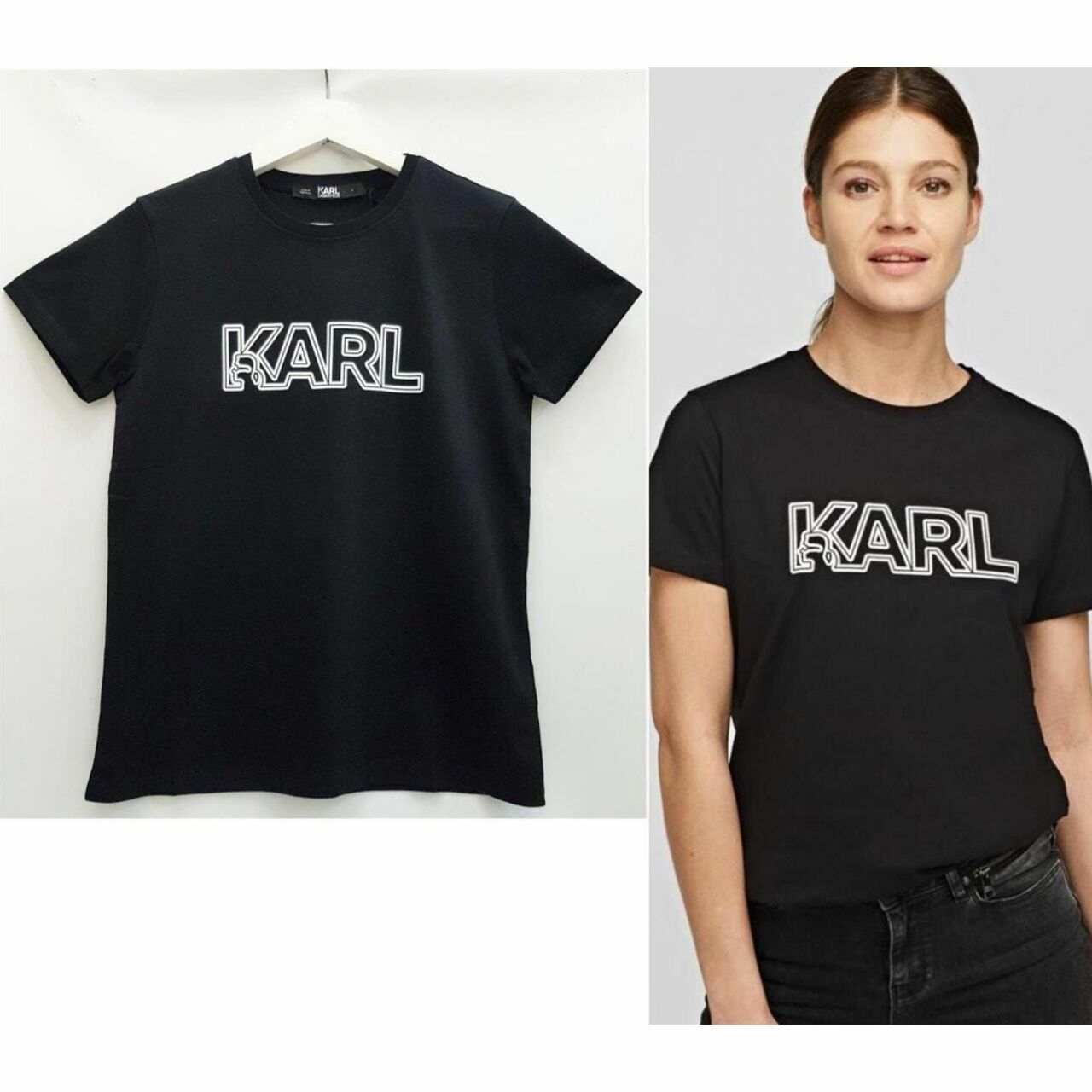 KARL LAGERFELD KARL Logo Black  Tshirt 