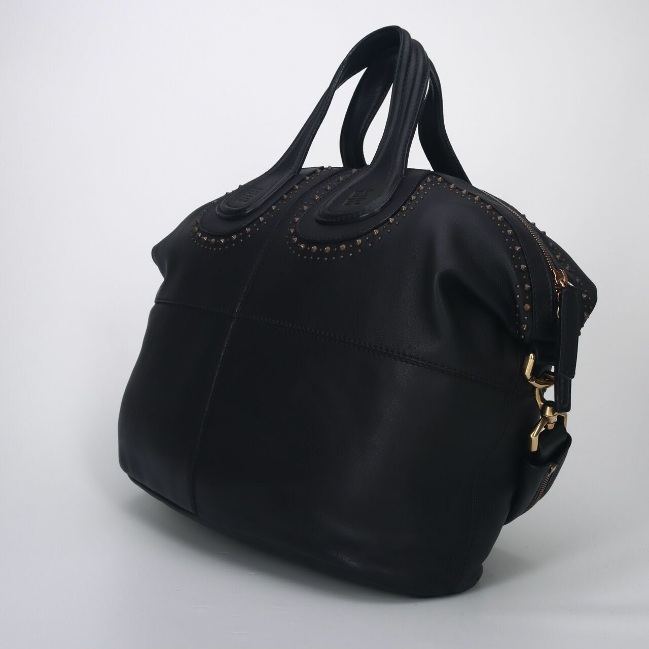 Givenchy Nightingale Medium Black Satchel Bag	