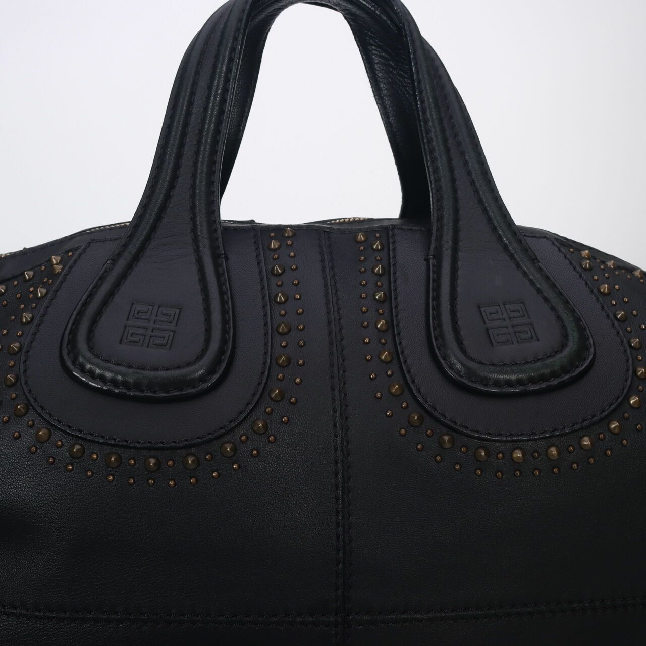 Givenchy Nightingale Medium Black Satchel Bag	