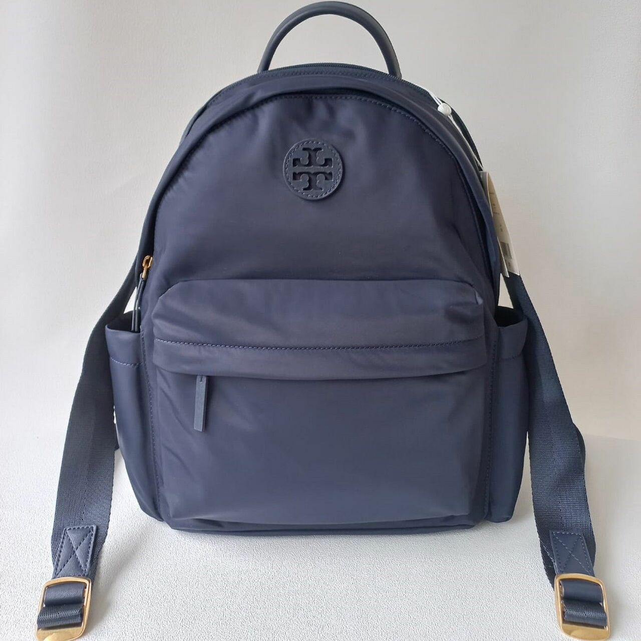 Tory Burch Ella Nylon Backpack Navy