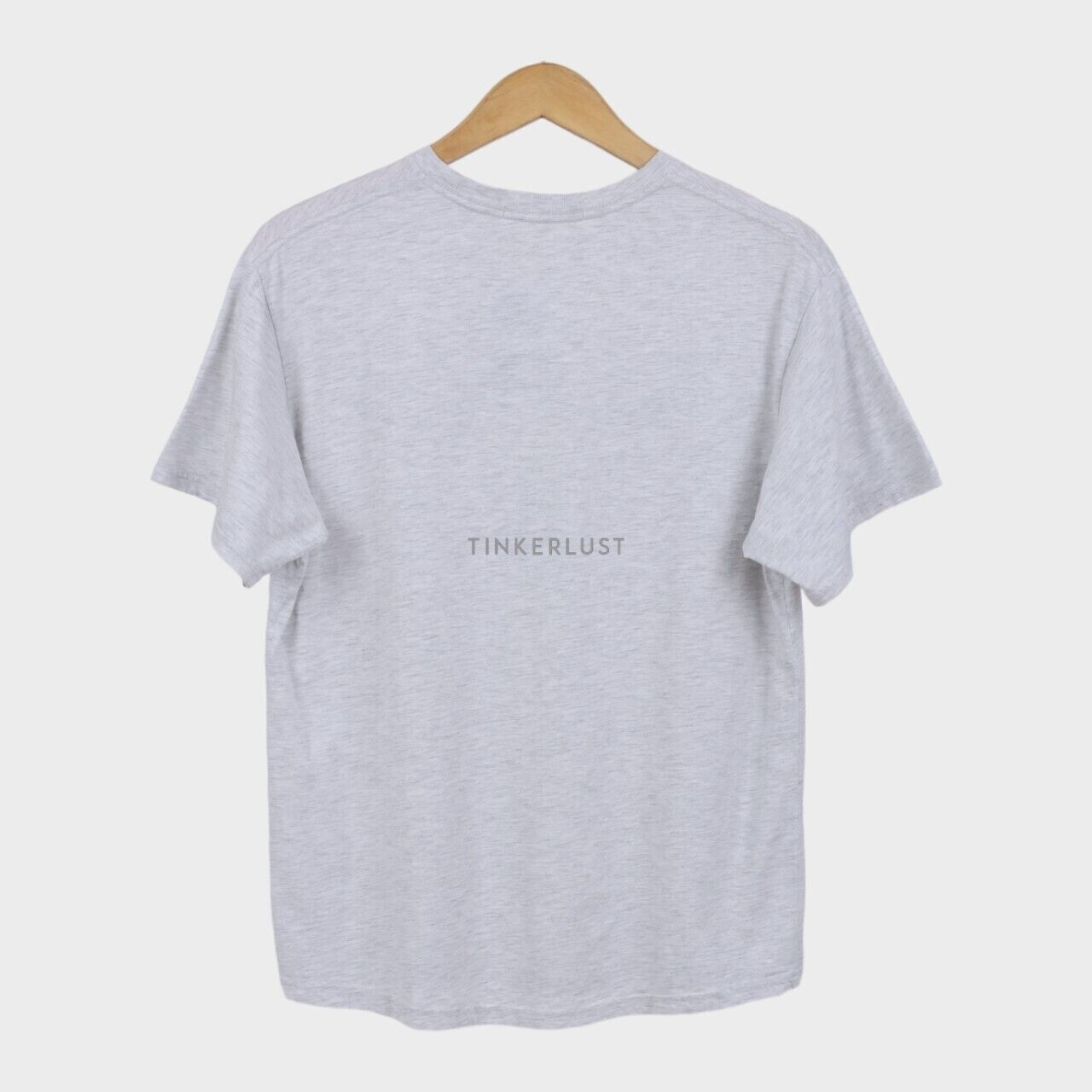 Mardi Mercredi Flower Logo Light Grey Cotton T-Shirt