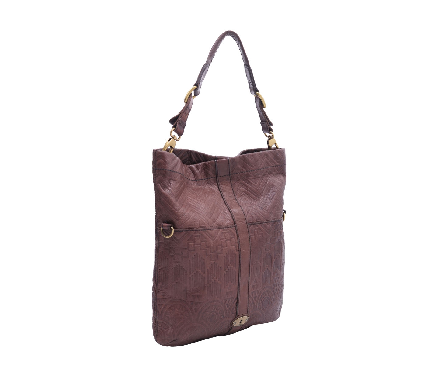 Fossil Brown Shoulder Bag 