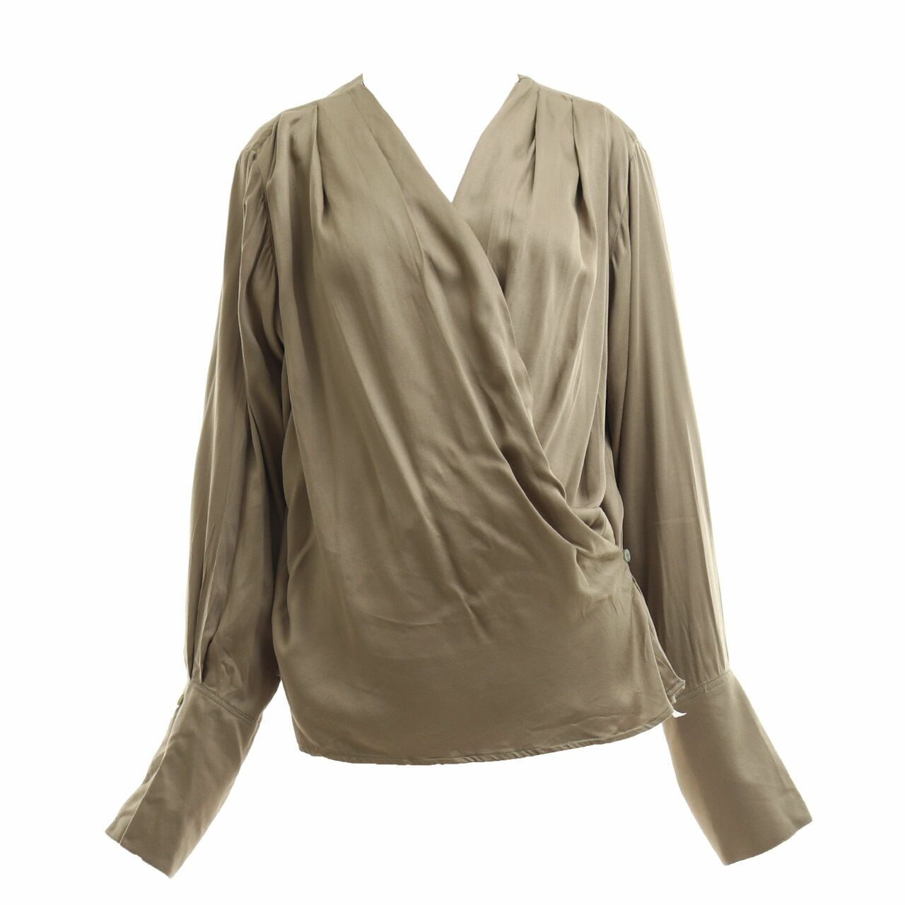 Shop At Velvet Olive Wrap Blouse