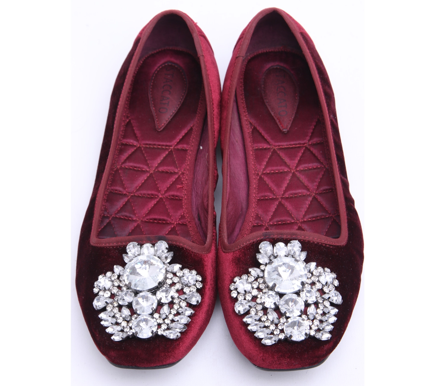 Staccato Blood Red Flats