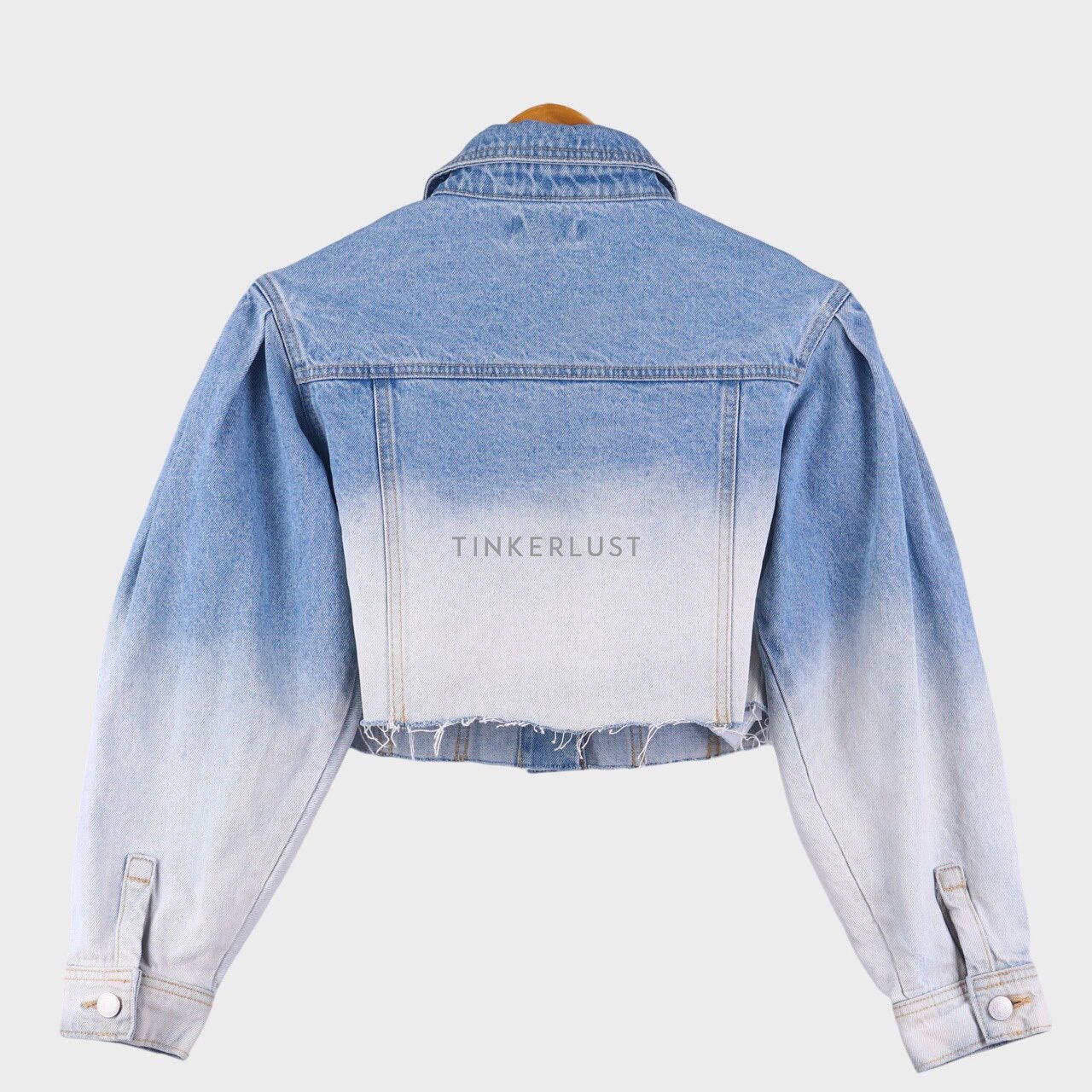 Pomelo. Light Blue Cropped Jacket