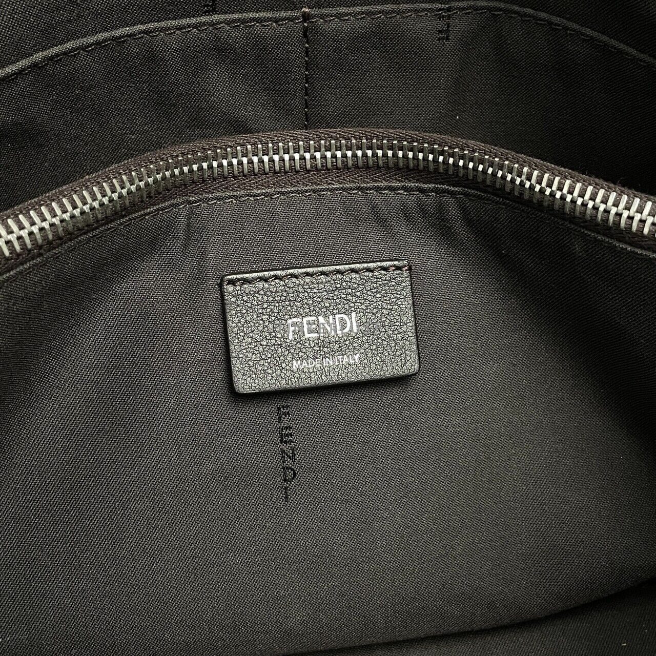 Fendi By The Way Medium Vitelo Dolce Bicolour Midnight Navy SHW 2019 Satchel 