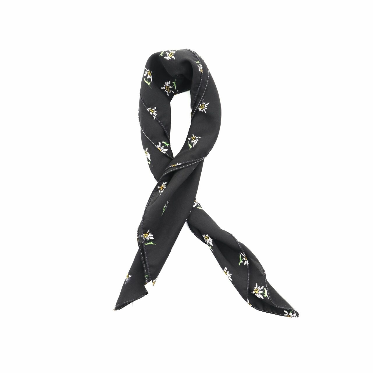 Private Collection Black Floral Scarf