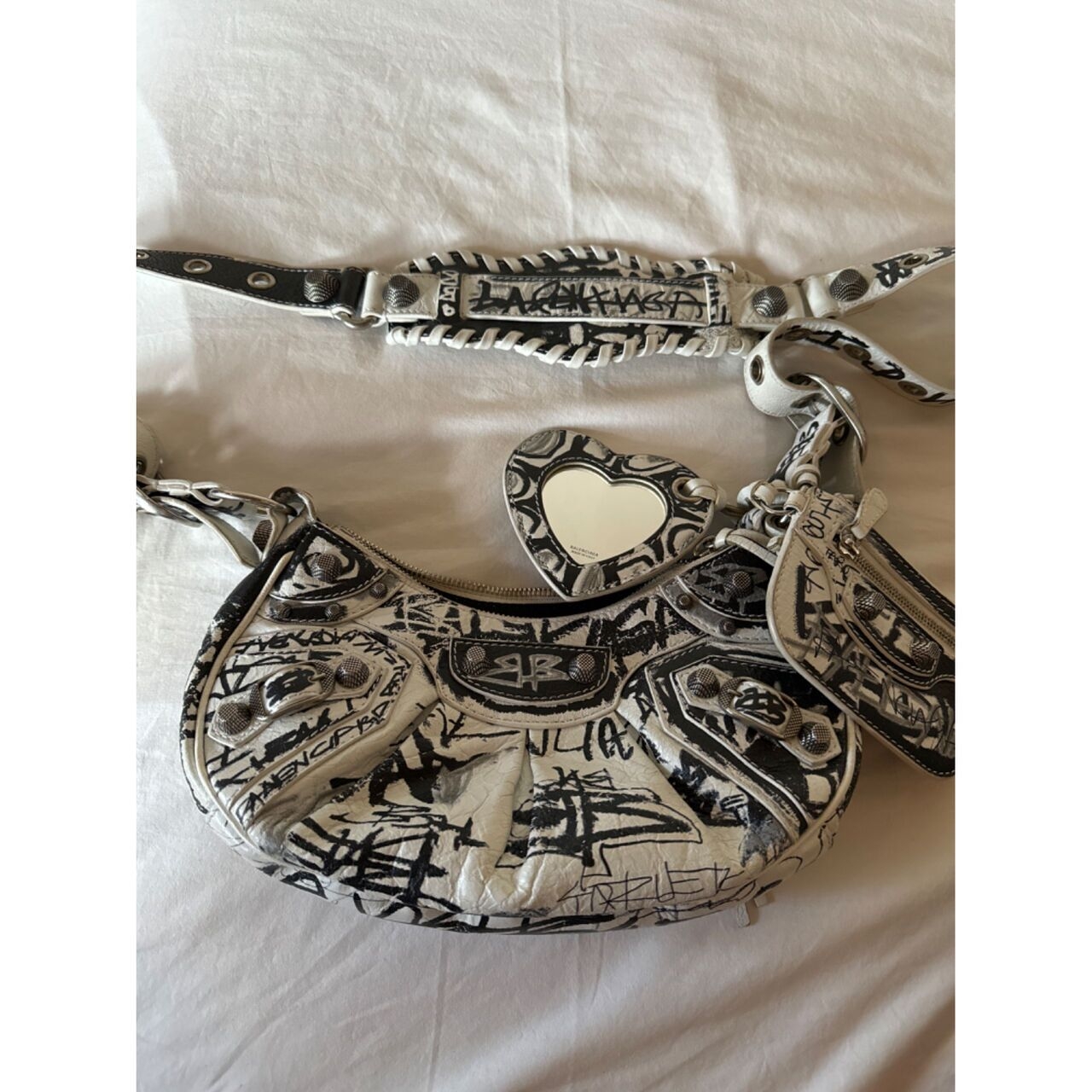 Balenciaga Graffiti Le Cagole Xs Bag