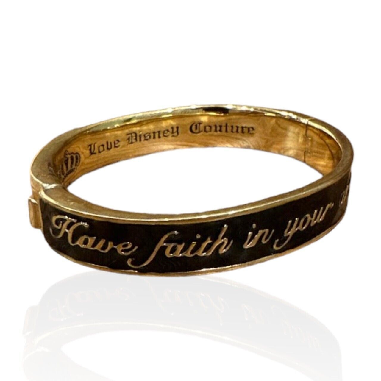 Juicy Couture Gold & Black Bracelet