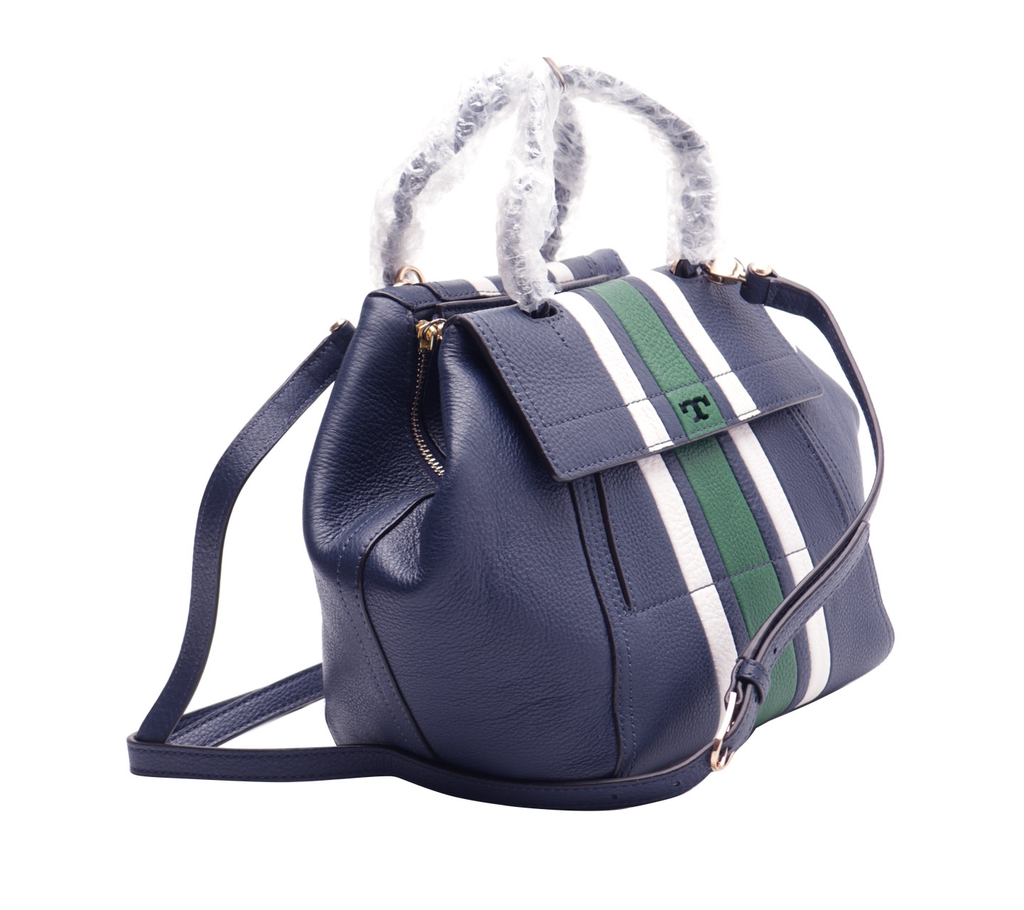 Tory Burch Navy Satchel