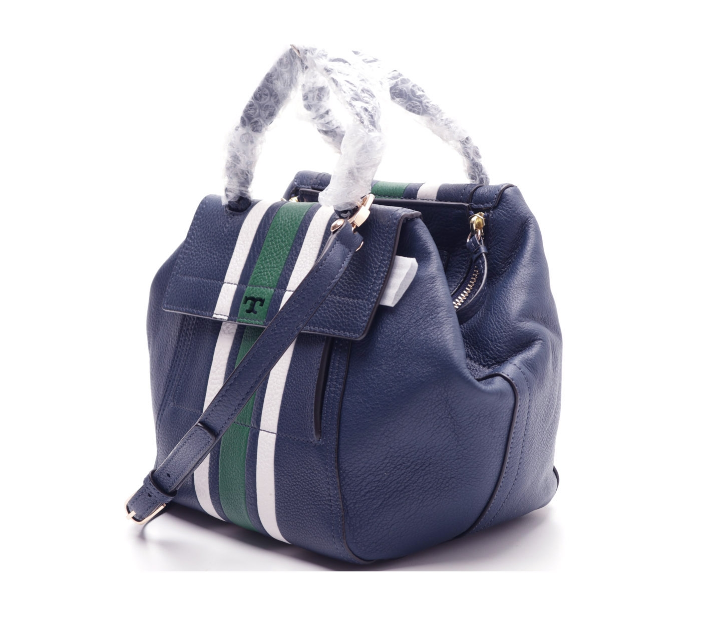 Tory Burch Navy Satchel