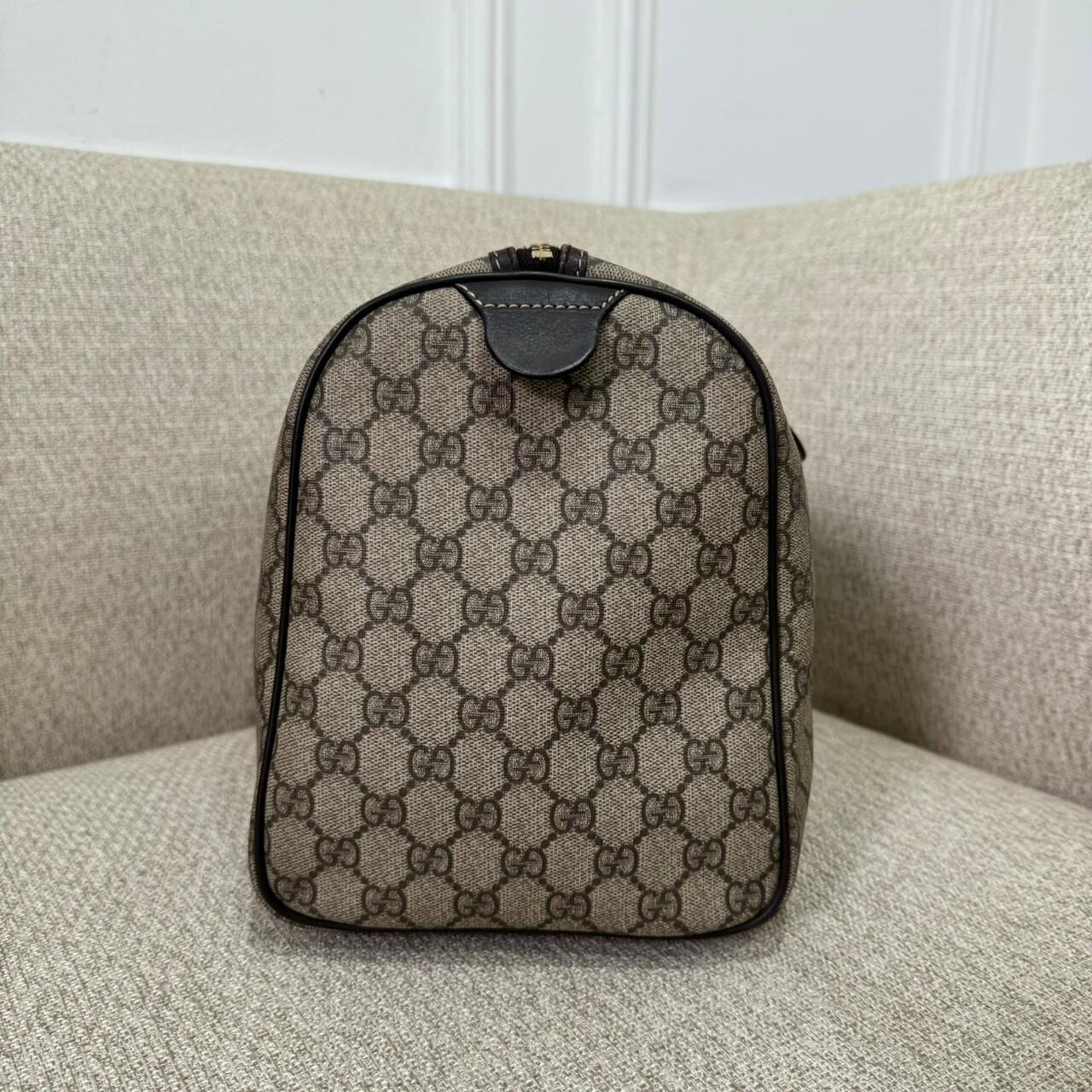 Gucci Monogram Boston Bag