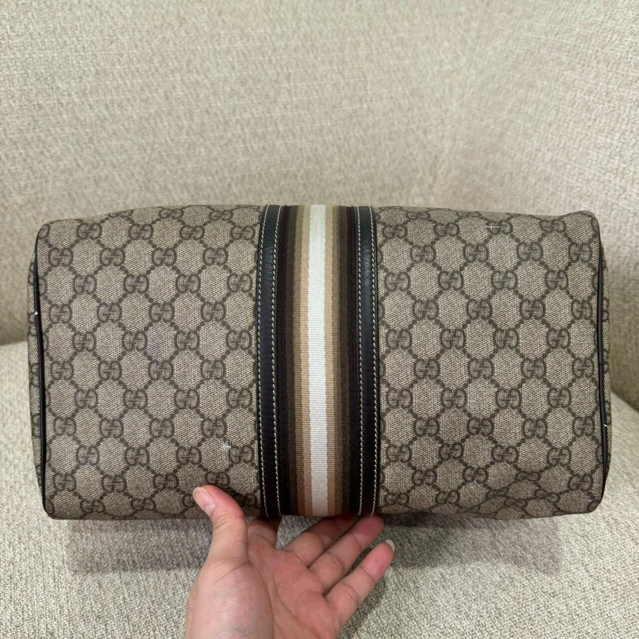 Gucci Monogram Boston Bag