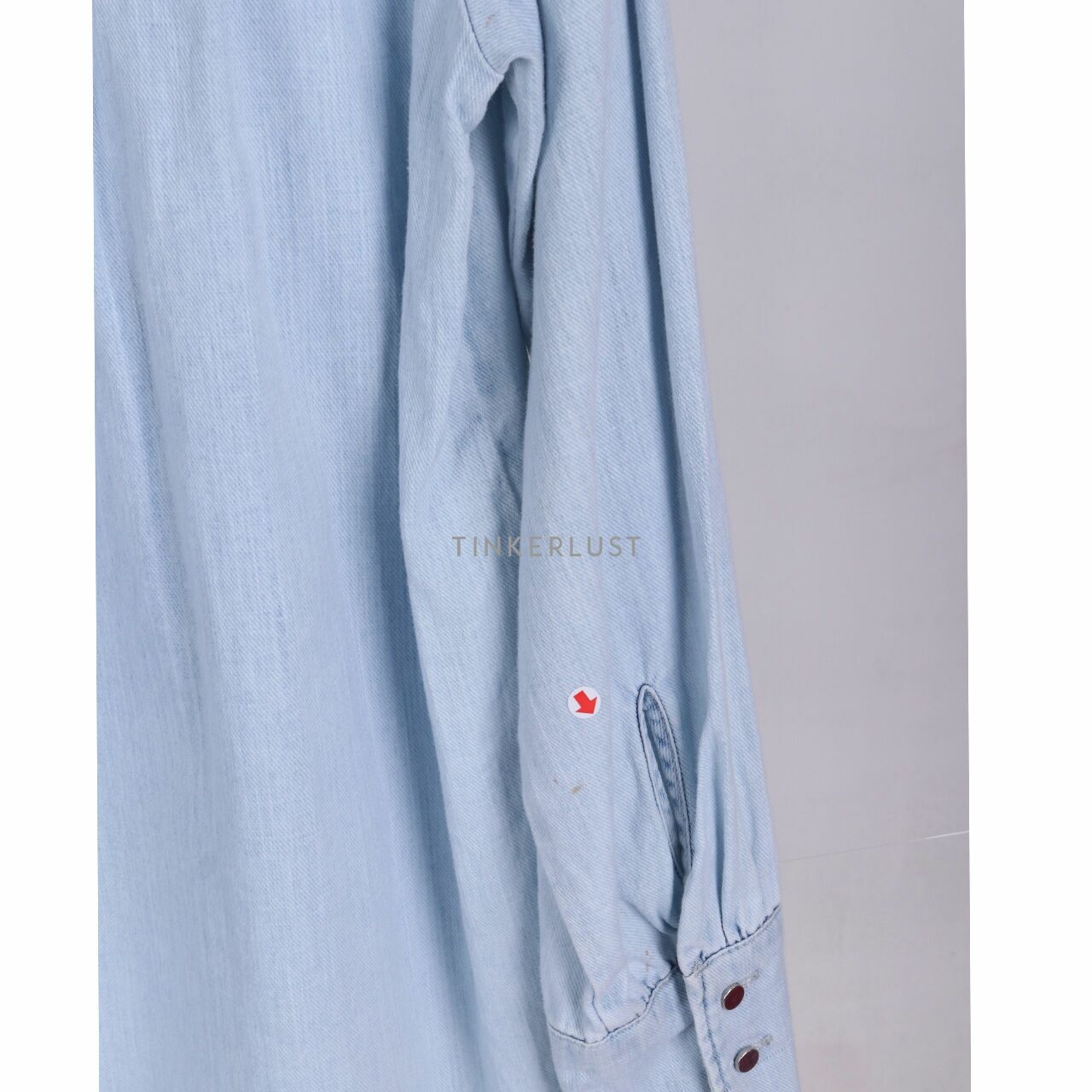 Mango Blue Denim Blouse