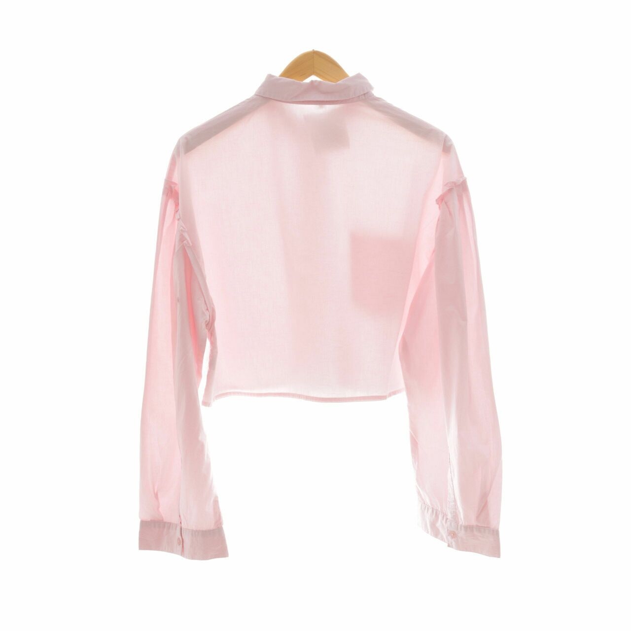 Pomelo. Pink Crop Shirt 