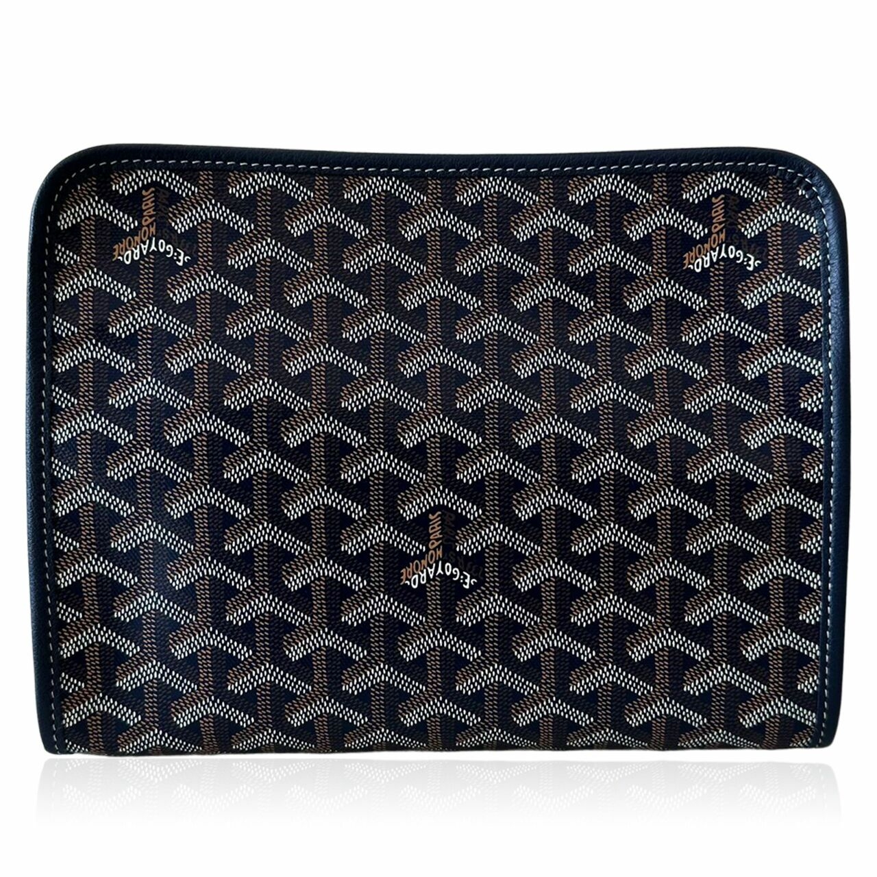 Goyard Pochette Jouvence MM Navy Pouch