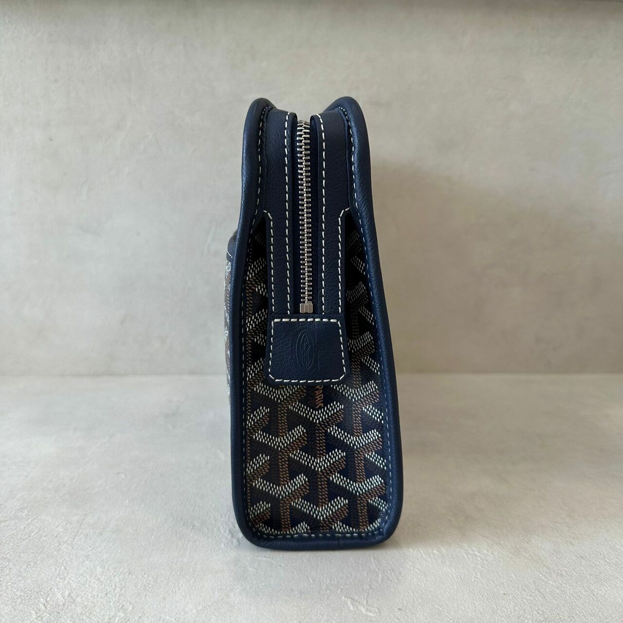 Goyard Pochette Jouvence MM Navy Pouch