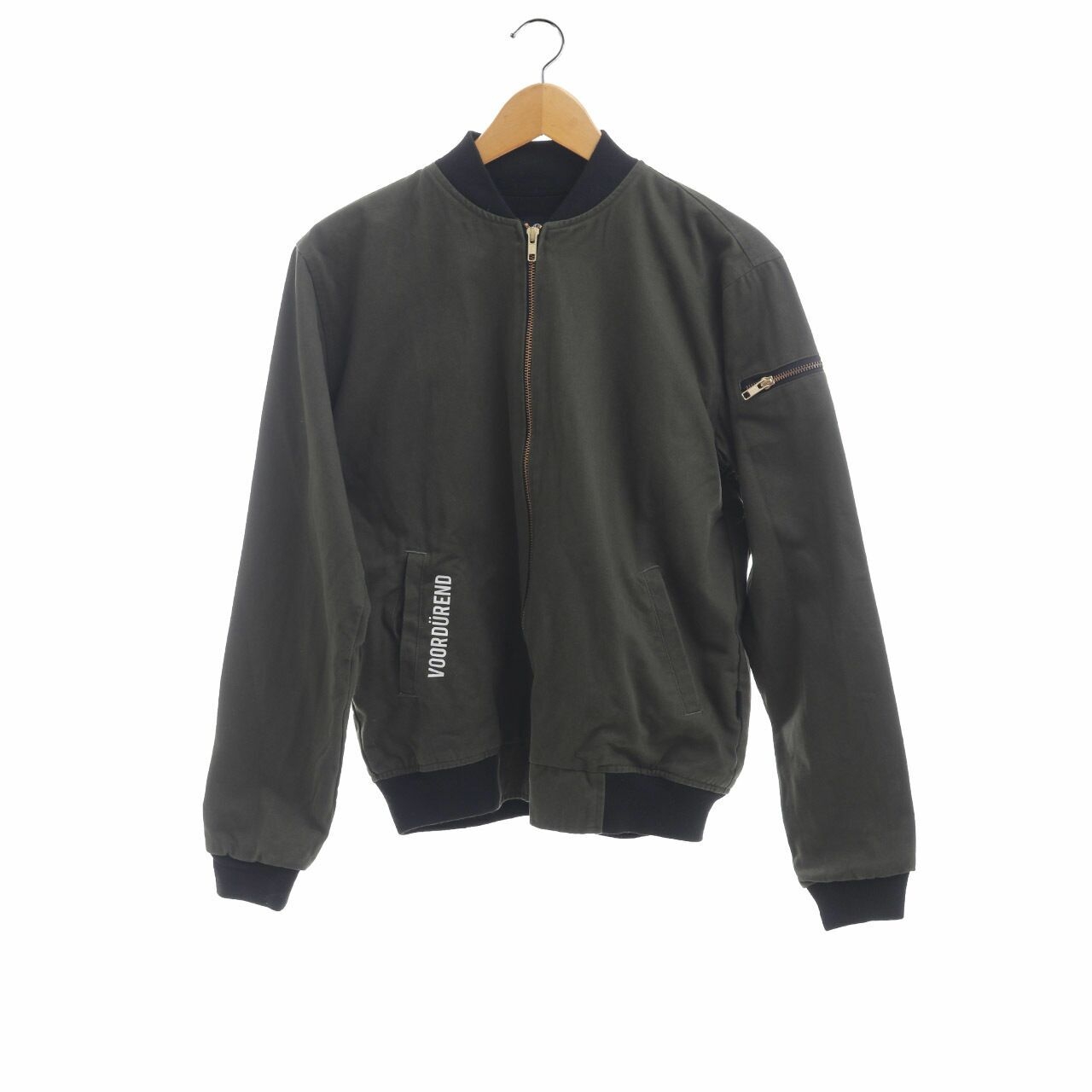 Private Collection Olive Bomber Jacket