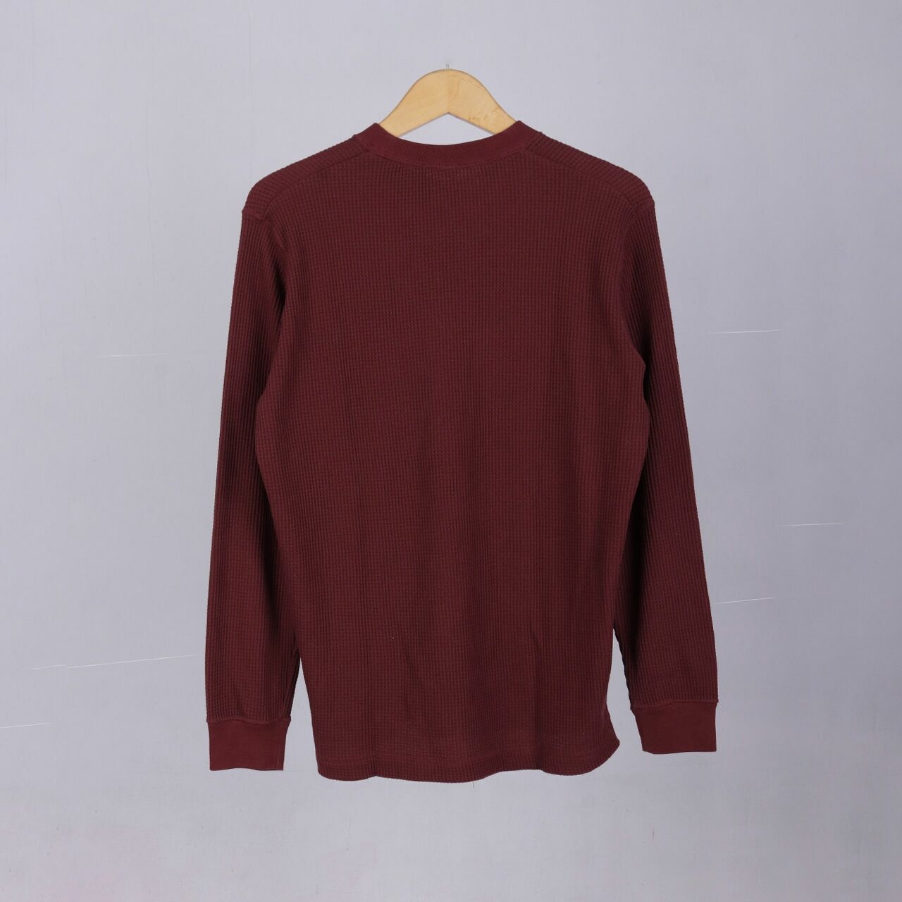 UNIQLO Maroon Long Sleeve T-Shirt