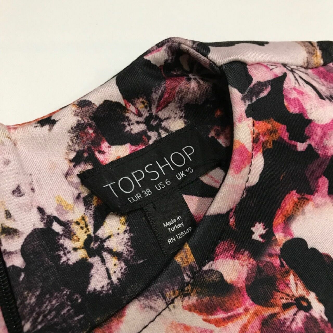 Topshop Floral Mini Dress