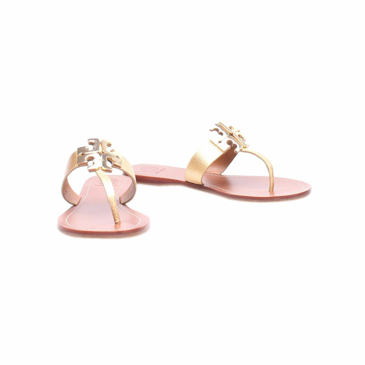 Tory Burch Gold Miller Sandals