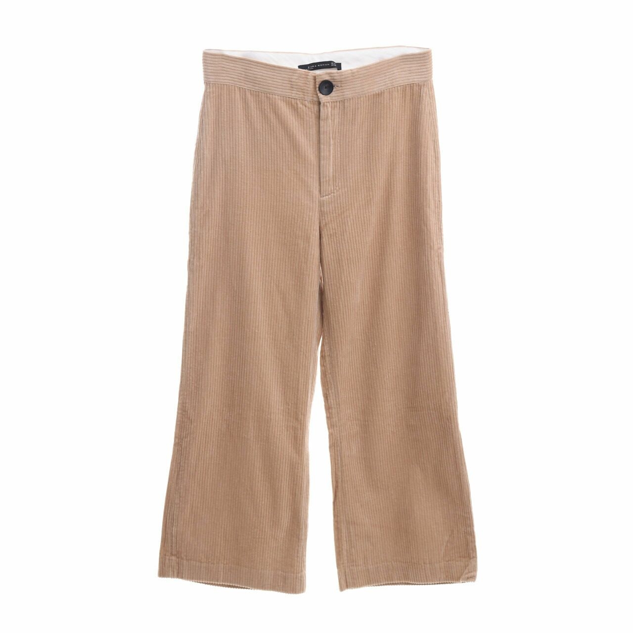 Zara Cream Curduroy Long Pants