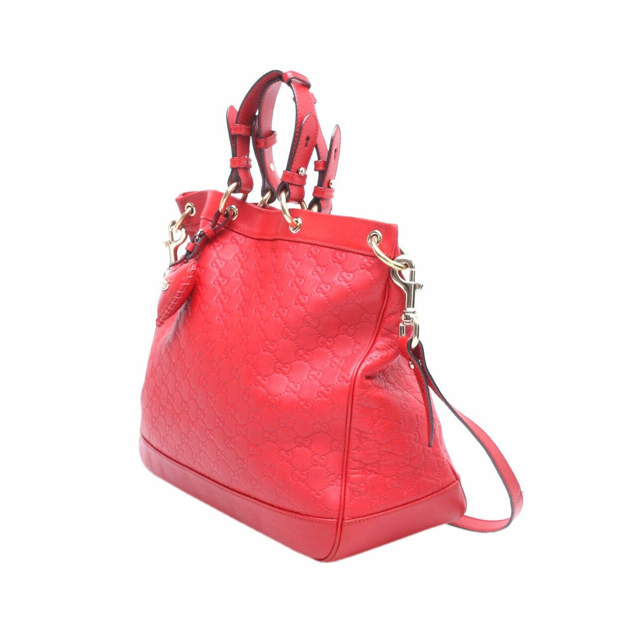 Gucci Guccissima Medium Valentine Top handle Satchel Bag