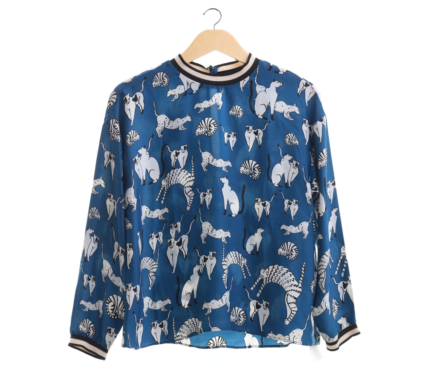 Zara Multi Color Animals Blouse