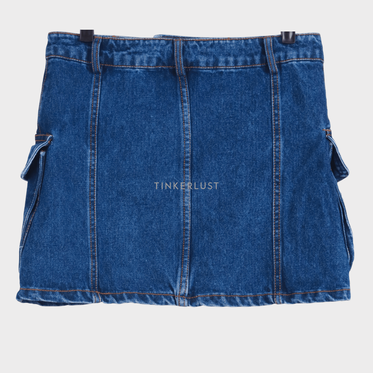 hellolilo Dark Blue Denim Mini Skirt