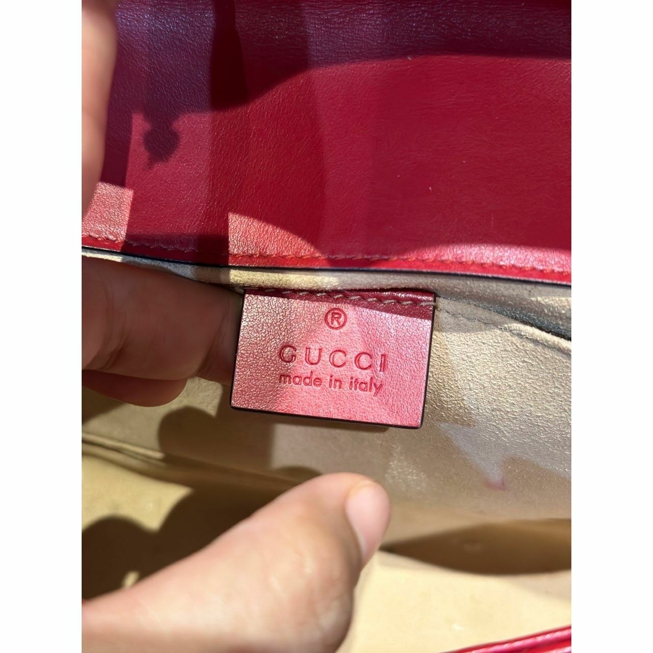 Gucci marmont mini Red 