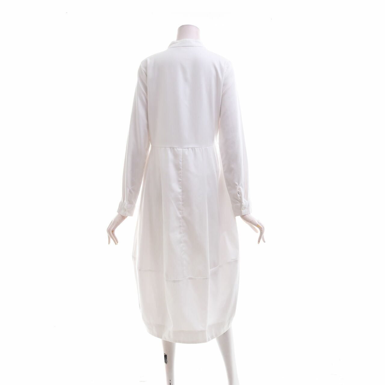 Kivee White Midi Dress