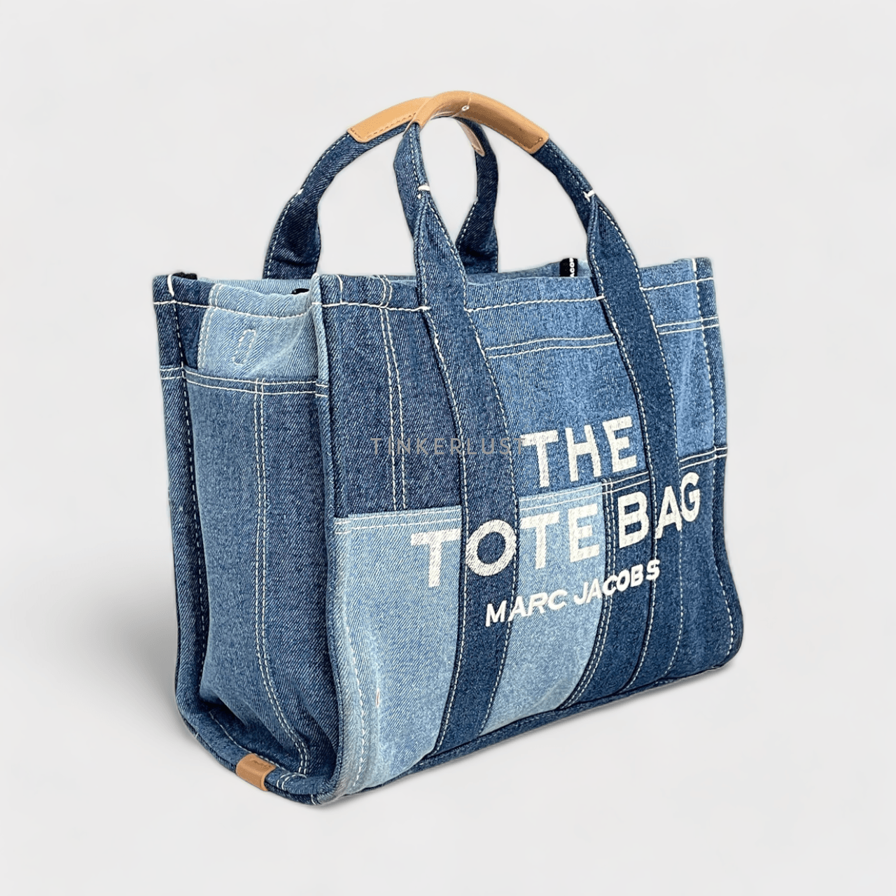 Marc Jacobs Blue Denim Canvas Tote Bag