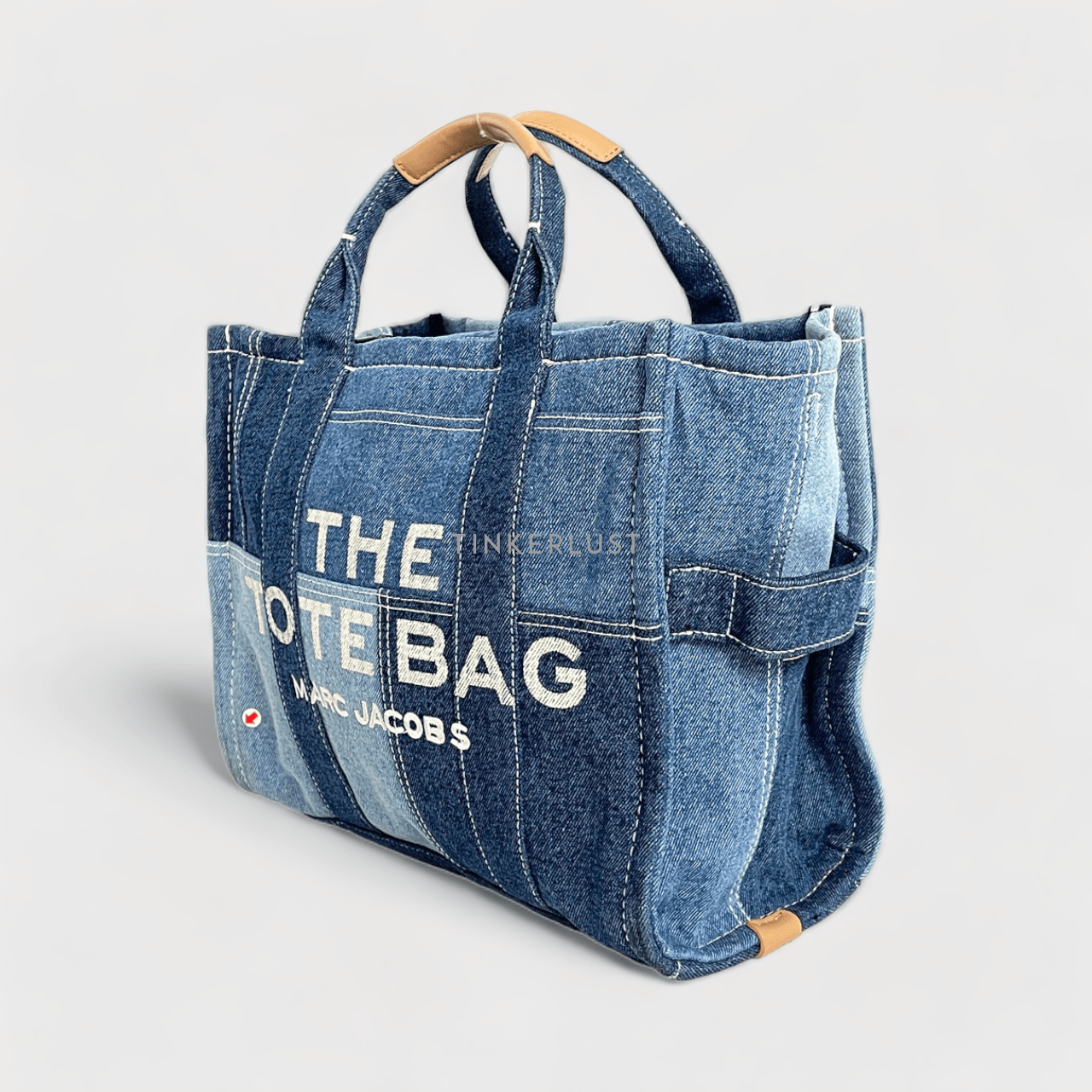 Marc Jacobs Blue Denim Canvas Tote Bag