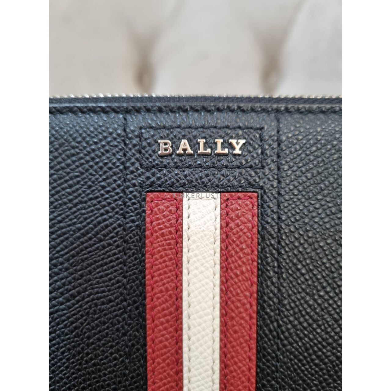 Bally Tenery Leather Black Pouch